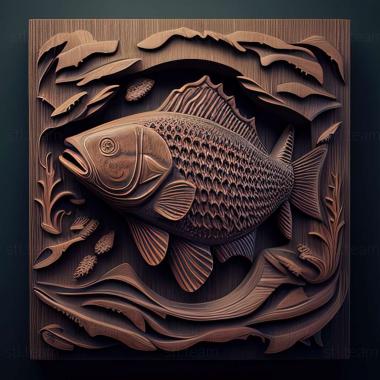 3D модель Рыба сабао (STL)